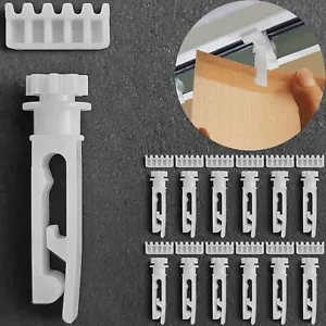 Vástago y engranaje de repuesto para persianas verticales, vástagos ciegos blancos, - Imagen 1 de 3