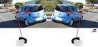 FOR VAUXHALL OPEL AGILA 08-15 WING MIRROR GLASS HEATED WITH FRAME PAIR SET L&R