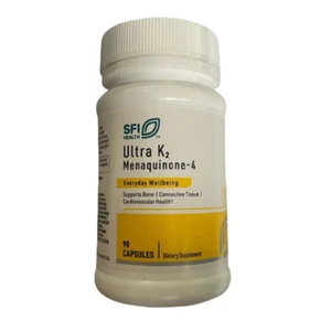 Klaire Labs SFI Health Ultra K2 Menaquinone-4 90 Capsules - Picture 1 of 1