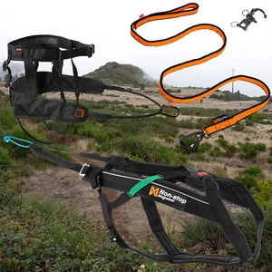 Non-stop dogwear Canicross Komplett-Set L | Geschirr, Laufgurt, Leine, PanikSnap - Imagen 1 de 7