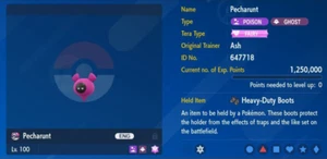 Pecharunt 6IVs Tera Type: Fairy Pokémon Scarlet and Violet - Picture 1 of 3