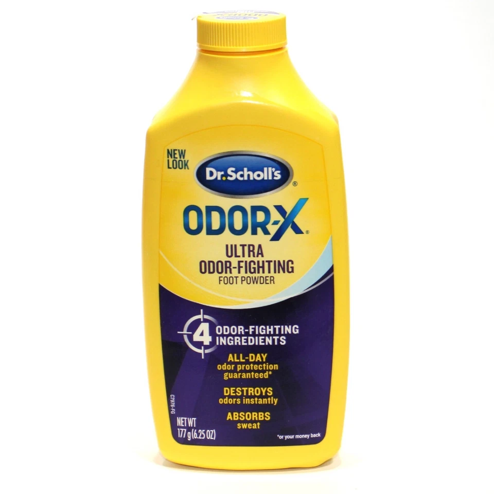 2x Dr. Scholl's Odor X Todo el Día Desodorante en Polvo Sin Perfume 6.25 OZ Foto 1 de 3