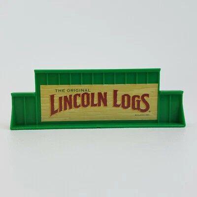 Letrero de techo verde Lincoln Logs Pioneer Outpost pieza de repuesto pieza Foto 1 de 4