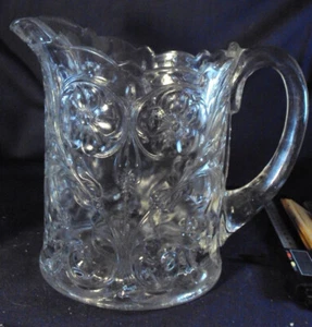 McKee Rock Crystal Pitcher water glass clear - Picture 1 of 4