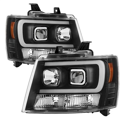 Spyder Auto 5082565 DRL LED Projector Headlights - Image 1 of 4
