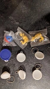 Vintage Tupperware Schlüsselanhänger Douglasie Schmutzläufer Drache & Vorratsbehälter Set 9 - Bild 1 von 9