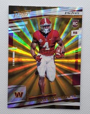 Brian Robinson Jr. 2022 Prestige Xtra Points Sunburst Rookie Card RC #320