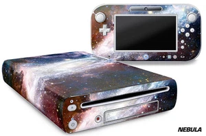 Skin Decal Wrap for Nintendo Wii U Gaming Console & Controller Sticker NEBULA - Picture 1 of 1