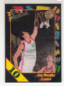 JAY MURPHY 1991-92 Wild Card NCAA 10 Stripe Parallel #52 Boston College Mint