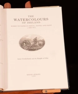 1994 The Watercolours of Ireland First edition Colour Illustrated Crookshank - Imagen 1 de 6
