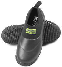Michigan Black Neoprene Garden Boots Slip On Waterproof Outdoor Shoe