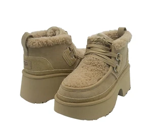 UGG CLASSIC NEW HEIGHTS LACE UP WOMEN BOOTS SAND US 10 /UK 8 /EU 41 - Picture 1 of 5