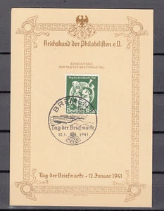 GERMANY DEUTSCHES REICH TAG DER BRIEFMARKE STAMP DAY FDC 191 - Picture 1 of 1
