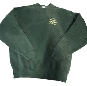 Fruit of the Loom Green Bay Packers Sweatshirt Pullover Sz XL Embroidered 90s - Picture 1 of 8