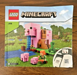 LEGO MINECRAFT 21170 The Pig House - Instruction Manual Only - Picture 1 of 1