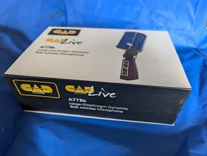 CAD Audio A77Bk Large Diaphragm-Dynamic  Microphone - Used - Picture 1 of 6
