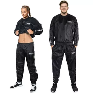 SAUNA SUIT WEIGHT LOSS MEN & WOMEN FITNESS EXERCISE TRACKSUIT SWEAT SUITS RAD - Picture 1 of 22