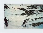 Pocztówka Scena narciarska Twin Lakes Lodowcowy zagłówek USA