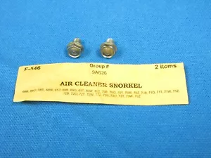 68-73 Mustang Fairlane Torino Cougar BOSS Cobra Jet Limpiador de Aire Tornillos de Snorkel - Imagen 1 de 6