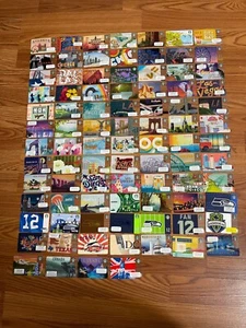 88 Starbucks USA City State Limited Edition HTF Gift Cards Lot New no value - Picture 1 of 1