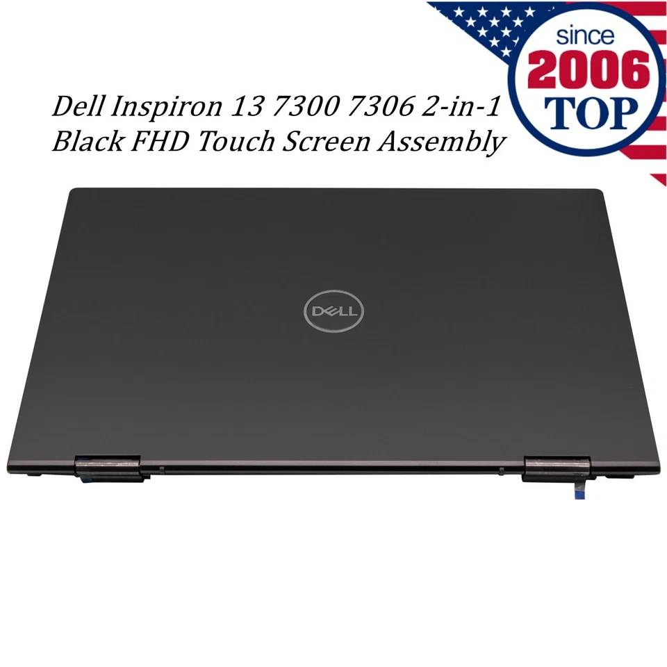 Dell OEM Inspiron 7300 2-in-1 Black 13.3" FHD Complete LCD Touch Screen M09N3