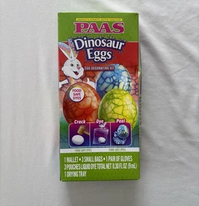 PAAS Easter Egg Dye Decorating Kit - Dinosaur Eggs New in Box - Picture 1 of 6