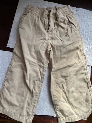 Polo Ralph Lauren Girls Adjustable Drawstring Waist Pants Size 5/5T Tan - Image 1 of 2