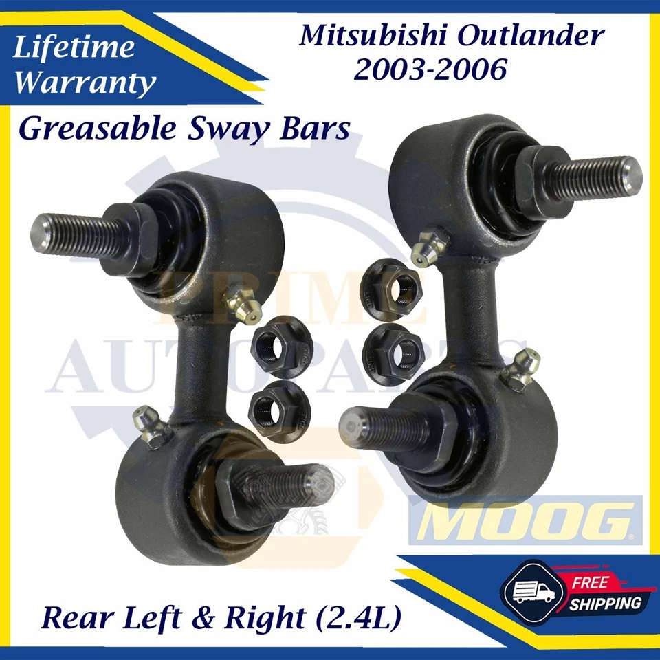 Barra estabilizadora trasera MOOG OEM para Mitsubishi Outlander 2003-2006 10 años de garantía Foto 1 de 4