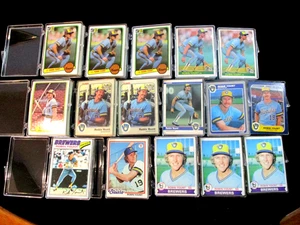 MILWAUKEE  BREWERS  TEAM SET COLLECTION...16 TEAM SETS FROM  70'S - 80'S ! YOUNT - Picture 1 of 6