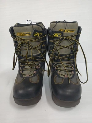 Botas de moto de nieve Klim Radium GTX negras Gore-Tex para hombre talla 8 mujeres talla 9,5, nunca usadas Foto 1 de 4