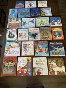 HUGE LOT of 24 Books Children's Christmas Story - Picture 1 of 2