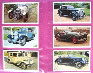 THE GOLDEN AGE OF MOTORING - JOHN PLAYER - DONCELLA - 1975 - FULL SET (24) - Picture 1 of 8