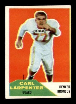 1960 Fleer #60 Carl Larpenter RC EX/EX+ X3557715 - Image 1 of 3