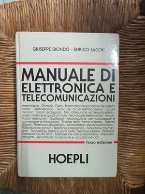 Manuale Di Elettronica E Telecomunicazioni Hoepli Elettrotenica Tecnologia  - Immagine 1 di 4