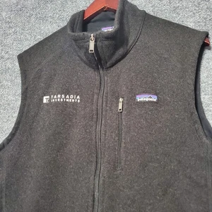 Patagonia Better Sweater Vest Mens Large Charcoal Gray Fleece Outdoor Casual  - Picture 1 of 11