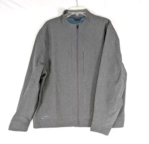 Medelita Mens Quantum Scrub Jacket 2XL Gray Full Zip Pockets Uniform Medical - Picture 1 of 12