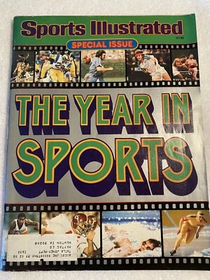 Sports illustrated, year in review.1980 Larry Bird Magic Johnson Pete Rose - Image 1 of 4