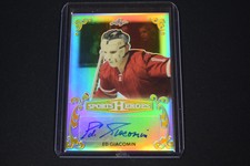 Ed Giacomin 2017 Leaf Metal Sports Heroes Autograph Signature Gold 1/1
