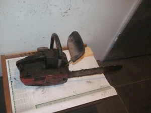 Oldtimer Benzin Motorsäge Kettensäge Bastlerteil Sachs dolmar 105 Chainsaw Säge - Bild 1 von 5
