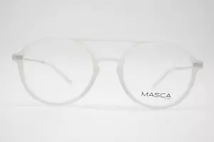 Brille MASCA MA 3890 Transparent Silber Oval Brillengestell eyeglasses Neu - Bild 1 von 6
