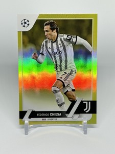 2022-23 Topps UEFA FEDERICO CHIESA #83 Yellow Foil 141/299 JUVENTUS