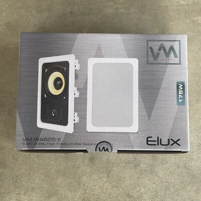 VM AUDIO Elux 5.25” In-Wall Speaker VM WA525 E Single Speaker - Image 1 of 4