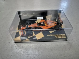 MINICHAMPS 1/43 ORANGE ARROWS ASIATECH JOS VERSTAPPEN 2001 SHOWCAR F1 CAR - Picture 1 of 4