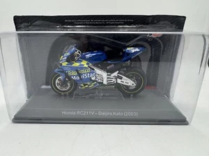 DIE CAST 1/18 “ HONDA RC211V - DAIJIRO KATO 2003 " MOTO ALTAYA - Picture 1 of 1