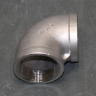 Guardian Stainless Steel 90° Elbow Fitting 6Jl08, 2" Npt Pipe, 316 Ss, Class 150