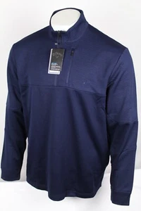 Callaway Men's Golf Pullover 1/4 Zip Opti Dri Peacoat Blue CGKFC0H5DS - Picture 1 of 5