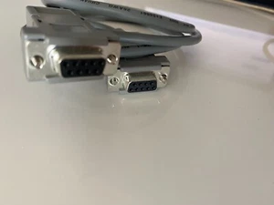 Nullmodem Kabel RS232 DB9 Buchse auf DB9 Buchse, FTA, 28 AWG, grau, 1m - Bild 1 von 2