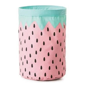 Collapsible Storage Hamper Toy Box Bin Organisers For Kids Play Room STRAWBERRY - Picture 1 of 1