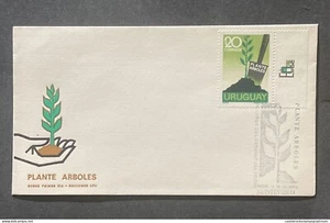 O) 1972 URUGUAY, AFFORESTATION, PROGRAM, TREE PLANTING, FDC XF - Picture 1 of 1