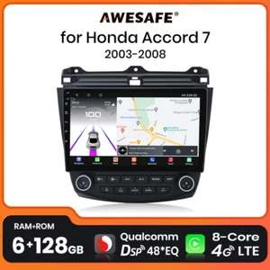 6+128GB Android 13 Für Honda Accord 7 2003-2007 AUTORADIO NAVI GPS WIFI Carplay - Bild 1 von 14
